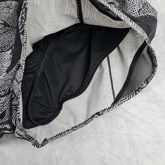 Lululemon Hotty Hot Shorts Womens 8 Black White Lined 2" Regular Gym Running - Picture 6 of 16